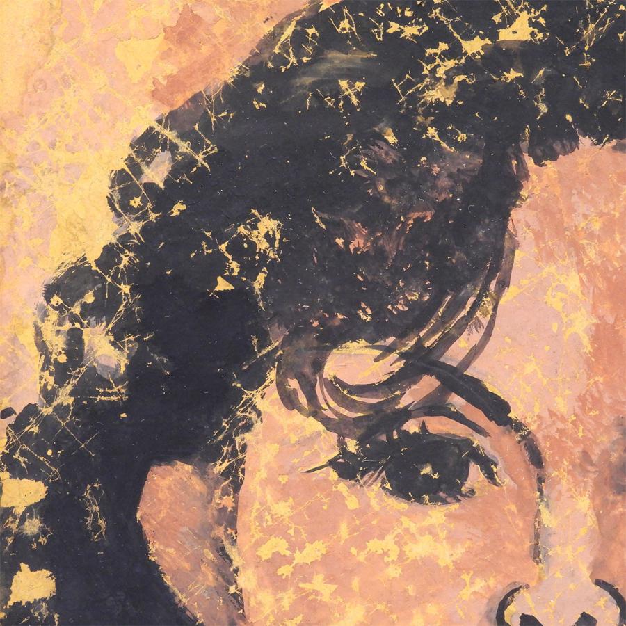 中村直人 女の顔 紙にグワッシュ6号 人物画 女性像 美人画 代表的モチーフ 解説付き アート インテリア 原画 絵画 真作保証 値下げ交渉可能 |  | 07