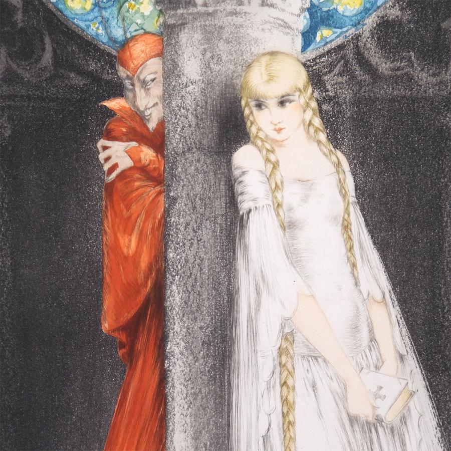 ルイ・イカール ファウスト 人物画 女性像 戯曲 マーガレット 作家直筆サイン 1月11日まで展示 アート 版画 絵画 真作保証 |  | 05