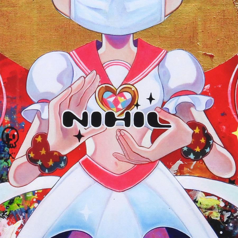 下田ひかり Virtual Worship 虚像崇拝 人物画 作家直筆サイン 現代アート 子供 女の子 アマビエ 解説有 版画 絵画 真作保証 値下げ交渉可能 |  | 07
