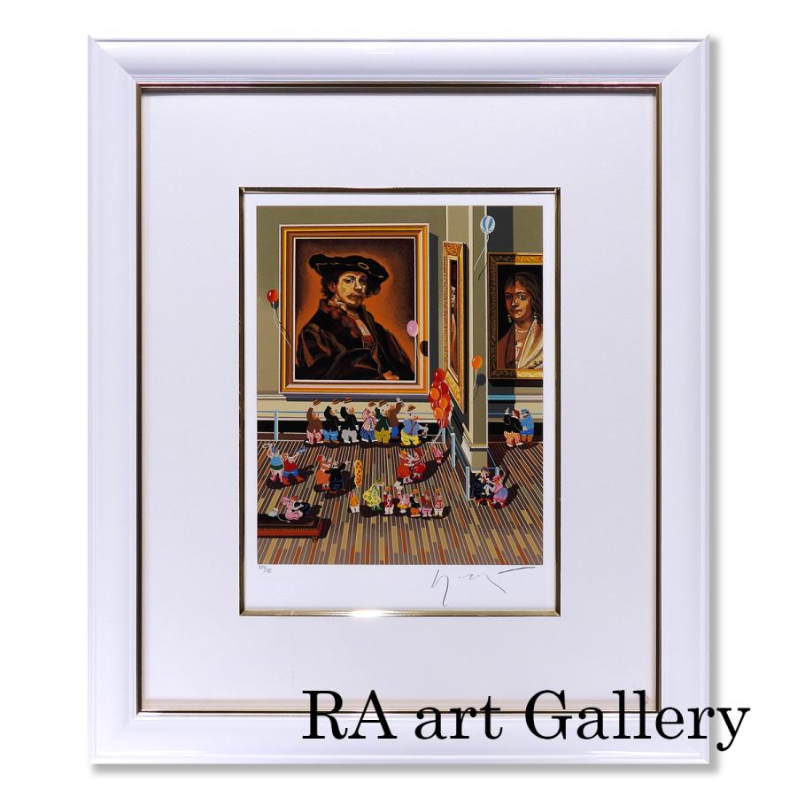 ヒロ・ヤマガタ レンブラント 風景画 作家直筆サイン 美術館 ミュージアム 画集掲載 1990年作 解説付き 版画 絵画 真作保証 値下げ交渉可能 | 