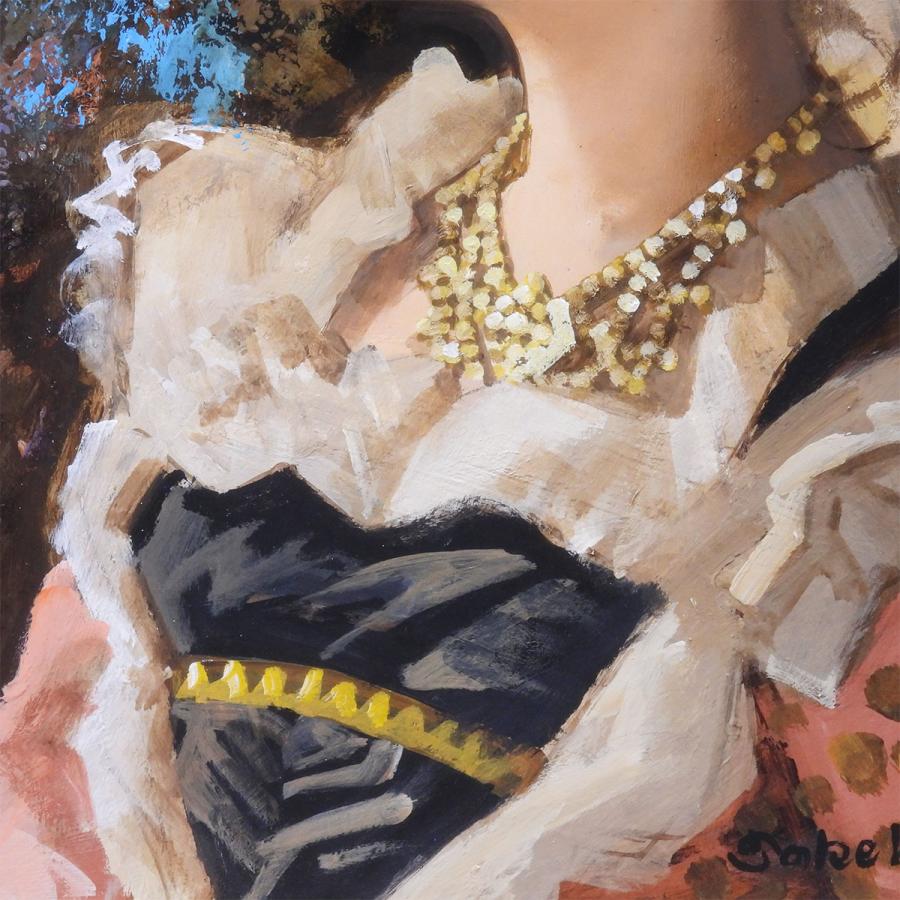 宮永岳彦 黎 油彩10号 人物画 共シール オリジナル額装 女性像 美人画 婦人像 解説付き 宮廷画家 原画 油絵 絵画 真作保証 値下げ交渉可能 |  | 05