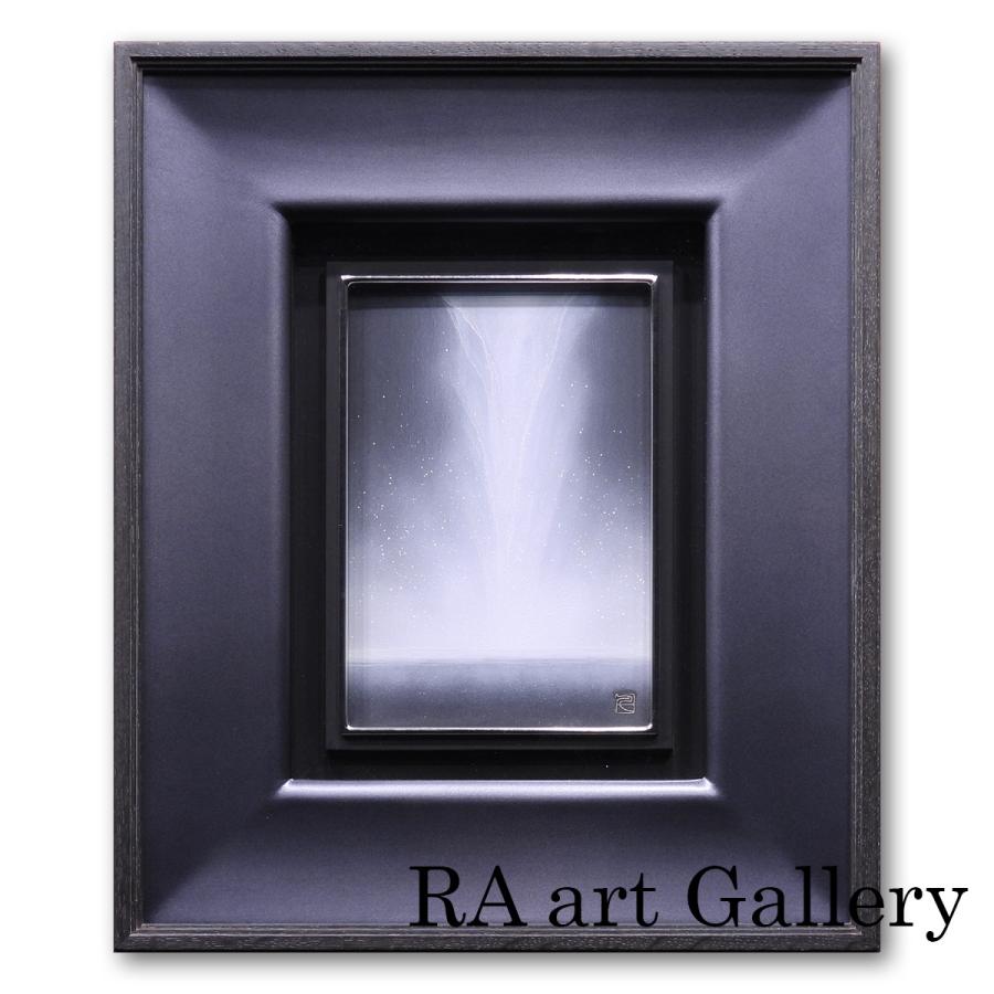 千住博 ウォーターフォール 紙本彩色SM 風景画 共シール 日本画 保証