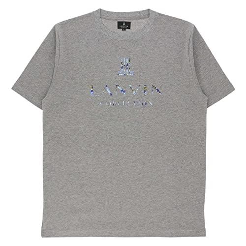 [ランバン] COLLECTION コレクション 天竺シルケット無地+コレクションロゴ 半袖 ラウンジウェア メンズ 男性 紳士