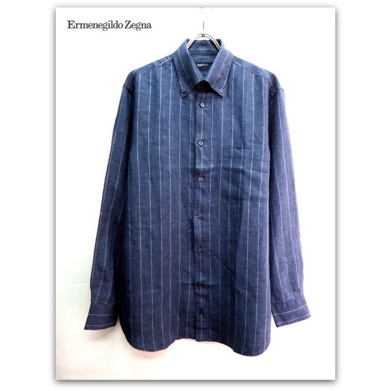 ZEGNA ZegnaSport(ゼニアスポーツ) インディゴ染め ピンストライプ柄 