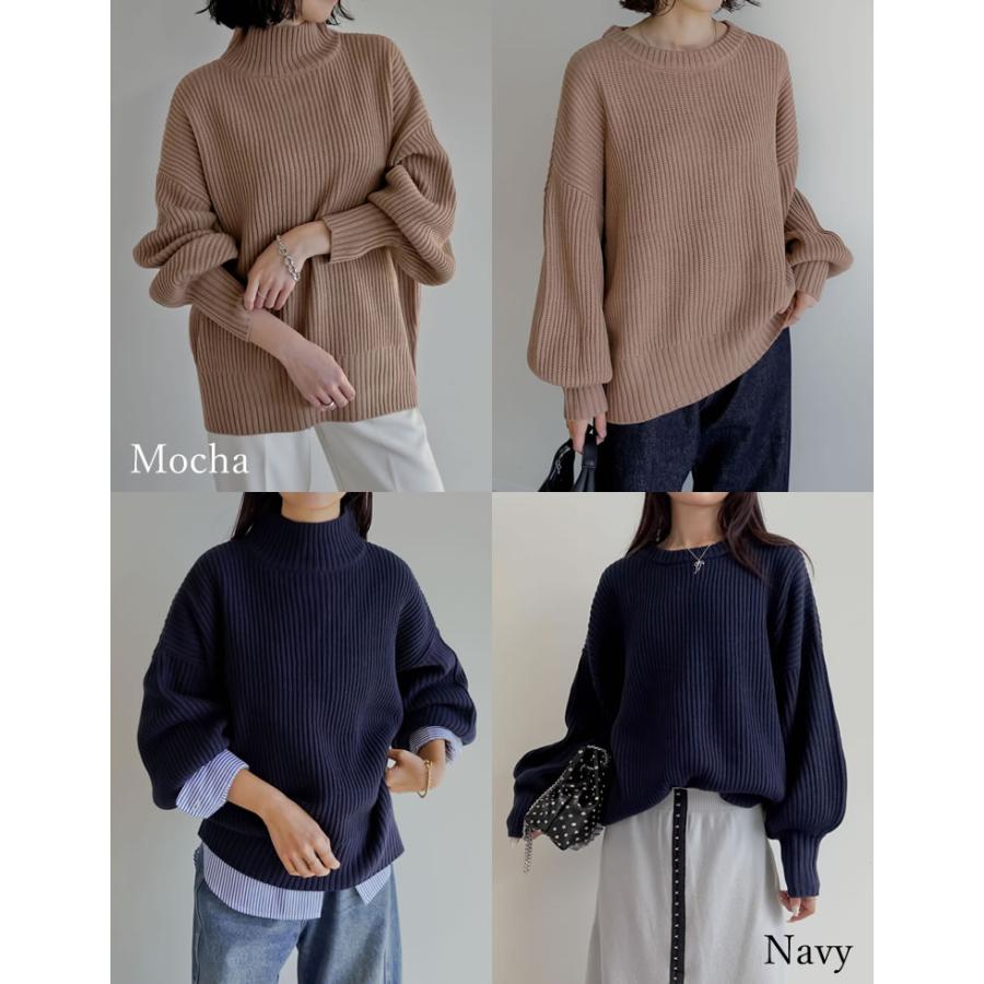 Re:EDIT（リエディ） ニット トップス 長袖 レディース M/L 10色 畦