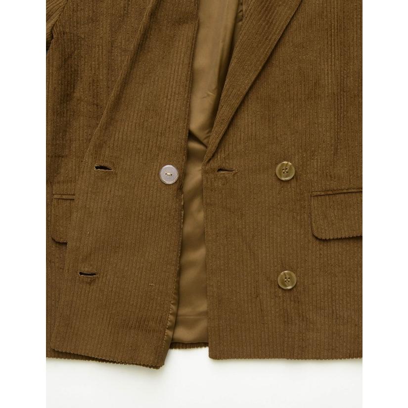 ジャケット レディース コーデュロイ セットアップ ダブルジャケット 羽織り アウター 通勤 Reedit リエディ 通販 Yahoo ショッピング