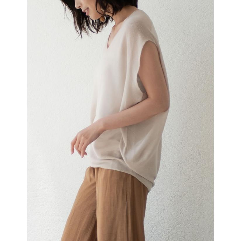 トップス レディース サマーニット 半袖 ゆったり 通勤 オフィスカジュアル夏 Reedit リエディ 通販 Yahoo ショッピング