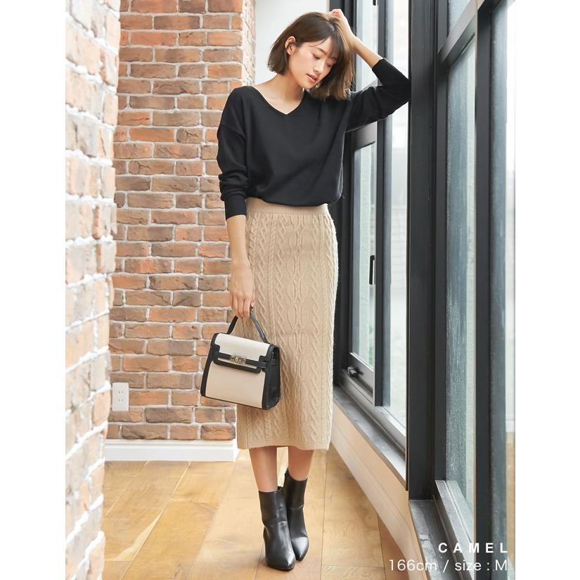 タイトスカート レディース スカート ロング ニットスカート ケーブルニット セットアップ ニットアップ冬 Reedit リエディ 通販 Yahoo ショッピング