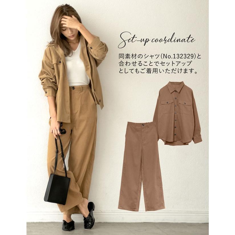 入荷済 パンツ レディース ワイドパンツ イージーパンツ ウエストバックゴム コーデュロイ セットアップ ゆったり 秋 冬 Reedit リエディ 通販 Yahoo ショッピング