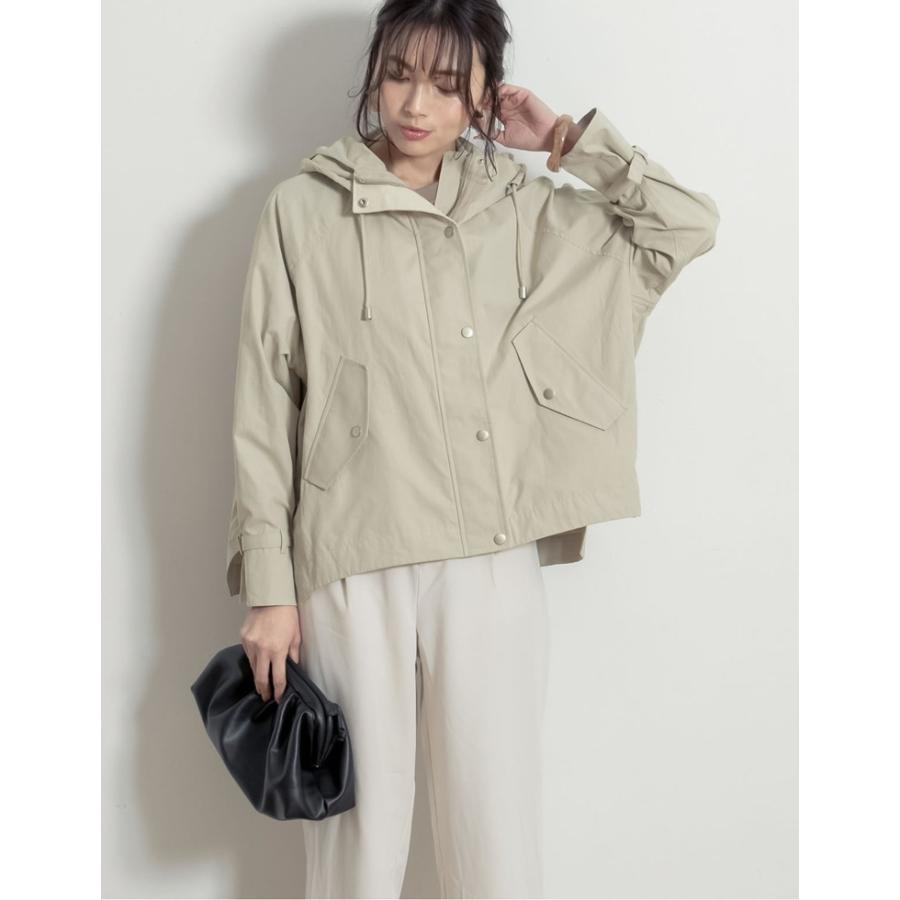 スプリングセール ジャケット レディース コート スプリングコート 春アウター ライトアウター ミリタリージャケット フード付き 春 Reedit リエディ 通販 Yahoo ショッピング