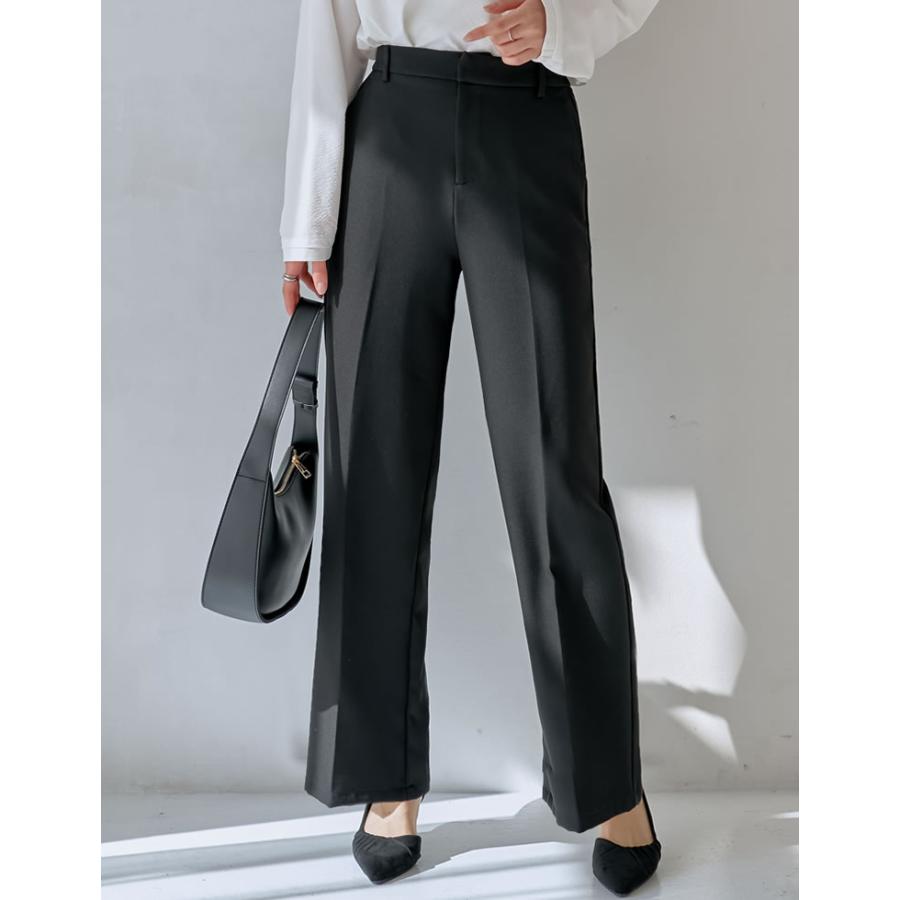 パンツ スラックス レディース 6色 低身長 高身長 カラーパンツ ベルトループ ウエストバックゴム ポケットあり セットアップ対応 春夏[mb] | Re:EDIT | 08