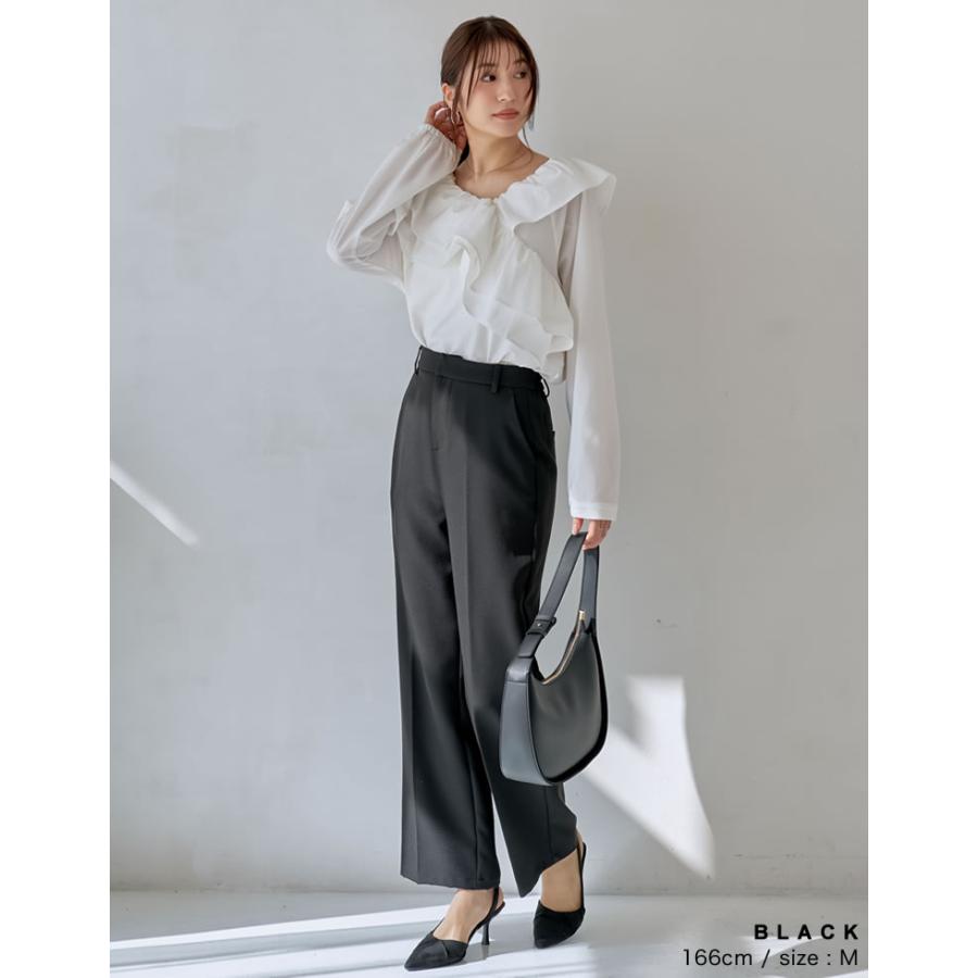 Re:EDIT（リエディ） パンツ スラックス レディース 6色 低身長 高身長