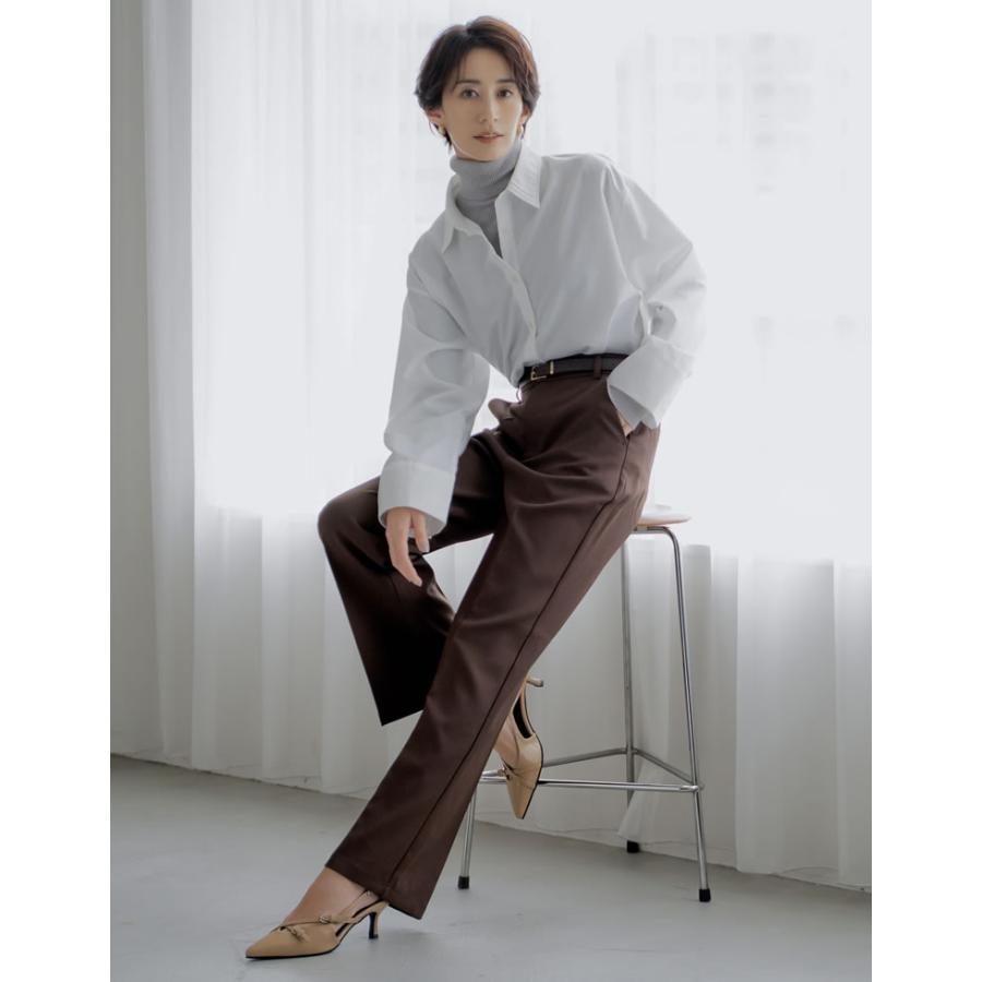 Re:EDIT（リエディ） 【クーポン対象】 パンツ スラックス カラー