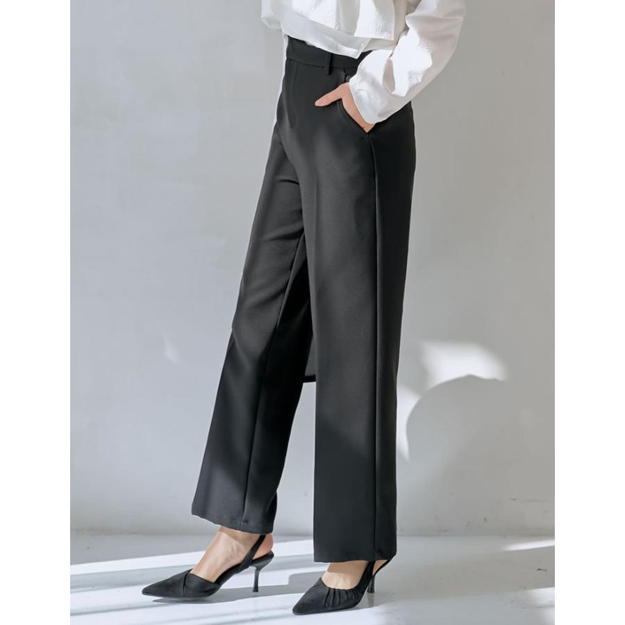 パンツ スラックス レディース 6色 低身長 高身長 カラーパンツ ベルトループ ウエストバックゴム ポケットあり セットアップ対応 春夏[mb] | Re:EDIT | 10