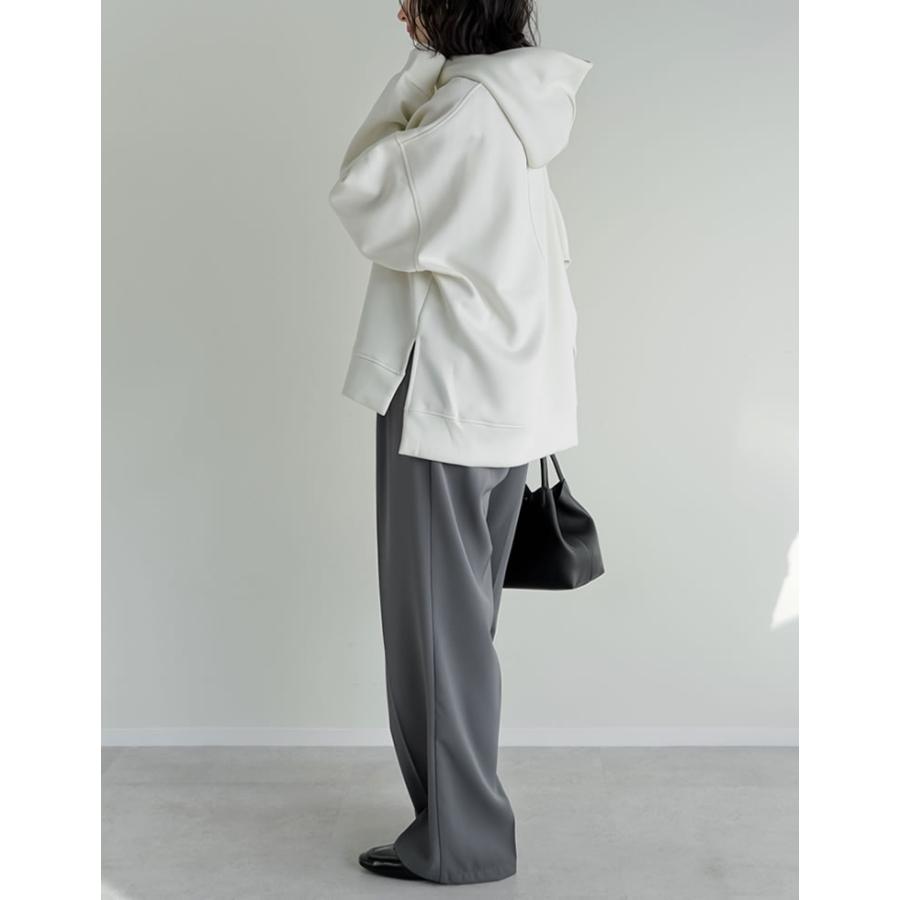 trois ダンボール切替 フーテッド ベスト　レディース　パーカー　trois Re:EDIT（リエディ） パーカー トップス フーディー レディース M/L 3