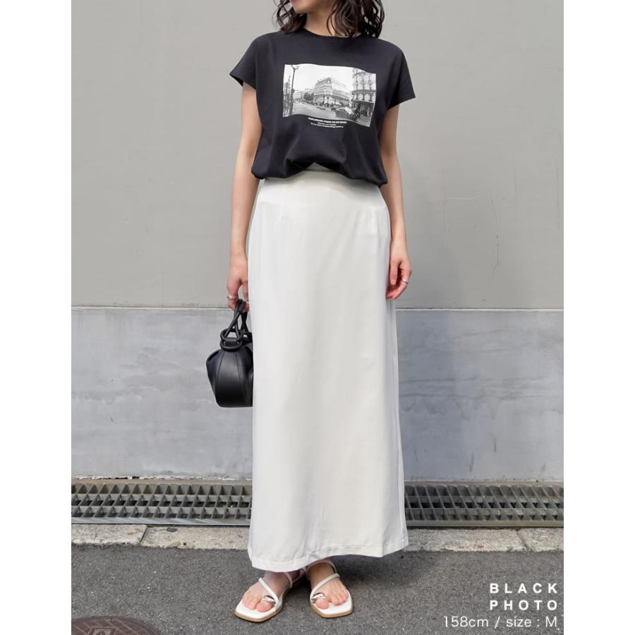 Tシャツ レディース 半袖 トップス ロゴTシャツ ロゴT 接触冷感 UVカット 日焼け対策 春夏[mb] | Re:EDIT | 18