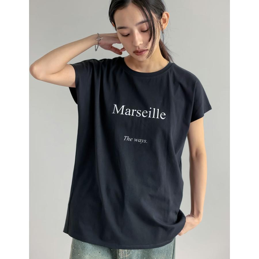 Tシャツ レディース 半袖 トップス ロゴTシャツ ロゴT 接触冷感 UVカット 日焼け対策 春夏[mb] | Re:EDIT | 10