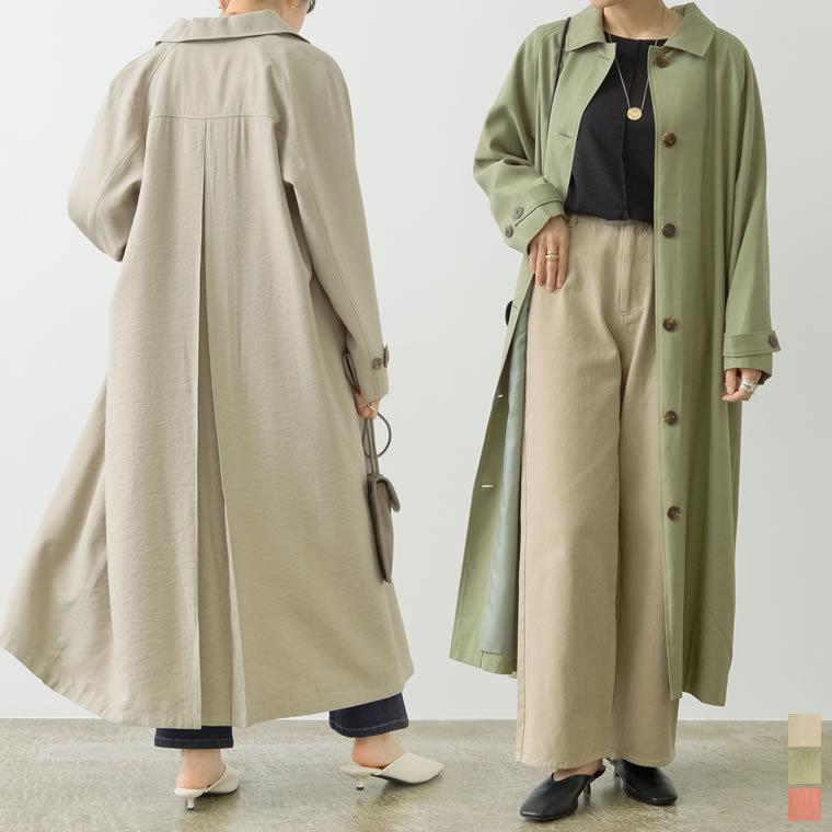 4 13 10時から24h限定タイムセール ステンカラーコート レディース カラーコート スプリングコート ライトアウター 低身長向け オフィスカジュアル 21春 Reedit リエディ 通販 Yahoo ショッピング