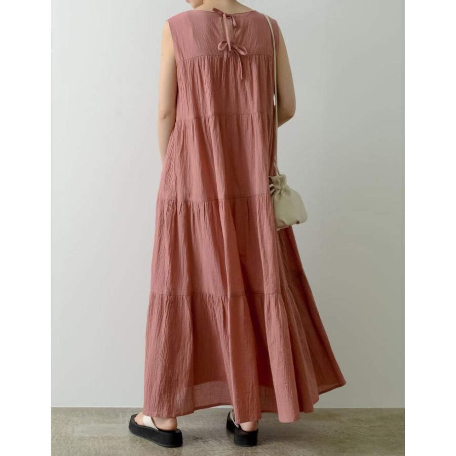 ワンピース レディース ティアードワンピース ロング丈 ノースリーブ 低身長向け サマーワンピース 飯豊まりえさん着用 1342 Reedit リエディ 通販 Yahoo ショッピング