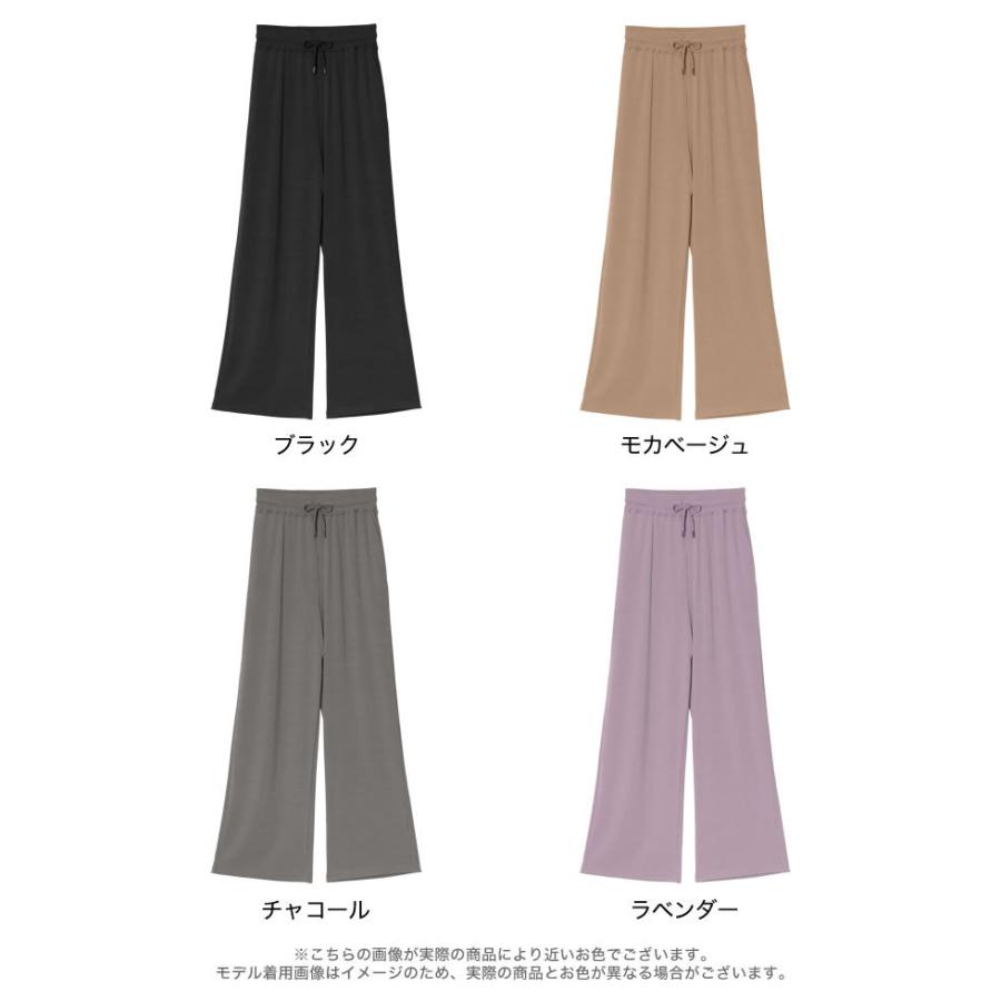 パンツ レディース ストレッチパンツ リラックスパンツ イージーパンツ ウエストゴム SCサイズ 低身長向けSサイズ対応 セットアップ | Re:EDIT | 21
