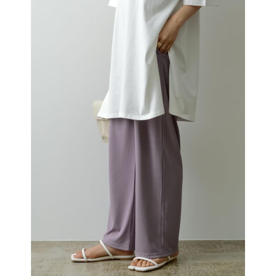 パンツ レディース ストレッチパンツ リラックスパンツ イージーパンツ ウエストゴム SCサイズ 低身長向けSサイズ対応 セットアップ | Re:EDIT | 09