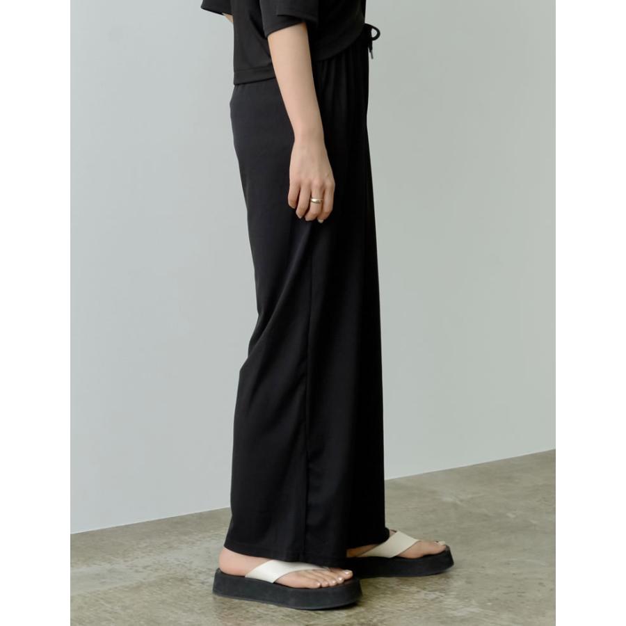 パンツ レディース ストレッチパンツ リラックスパンツ イージーパンツ ウエストゴム SCサイズ 低身長向けSサイズ対応 セットアップ | Re:EDIT | 13