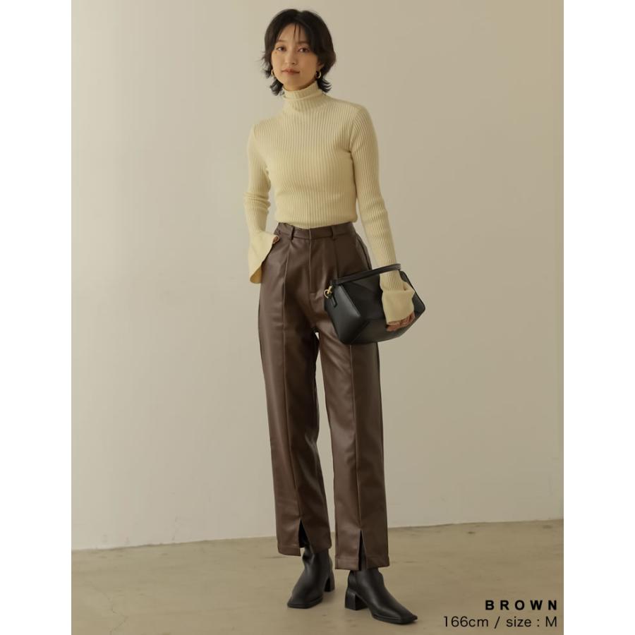Re:EDIT パンツ フェイクレザー 合皮 合成皮革 フェイクレザー Re:EDIT パンツ フェイクレザー 合皮 合成皮革 フェイクレザー