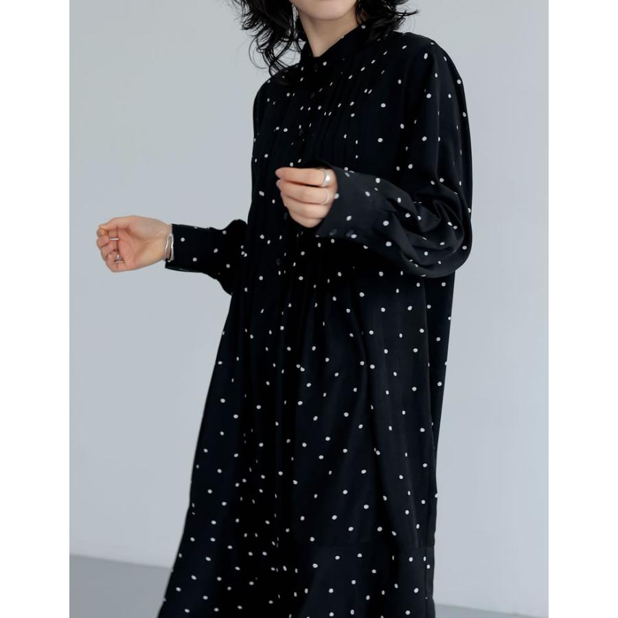 Re:EDIT（リエディ） ワンピース フレアシャツ総柄 入学式