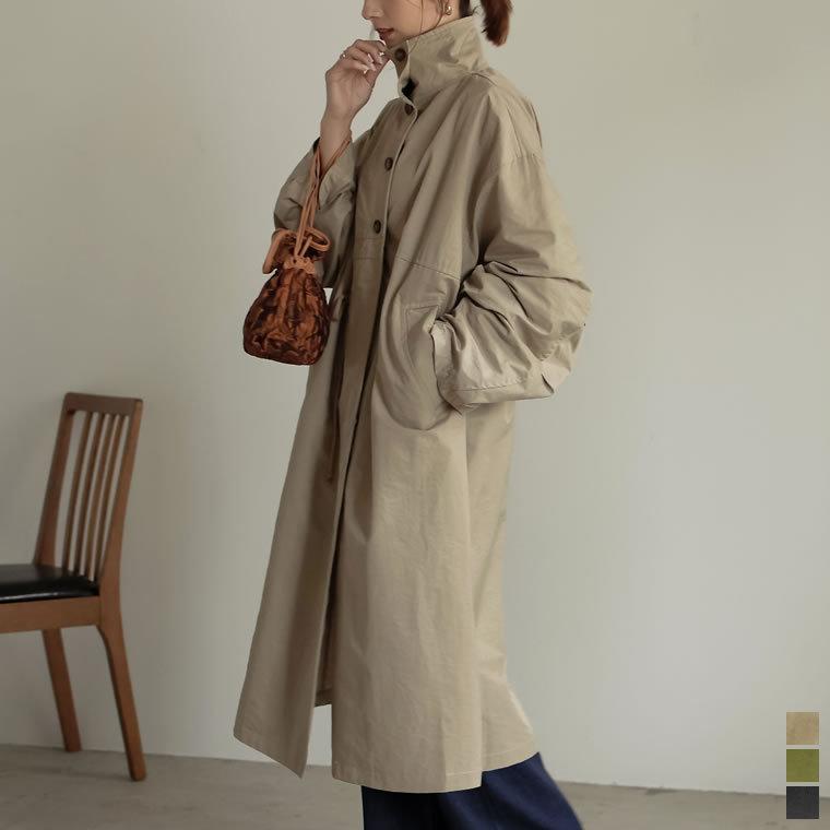 コート レディース オーバーコート アウター ミリタリーコート スタンドカラー 2021秋冬 2021A/W 2021AW | Re:EDIT