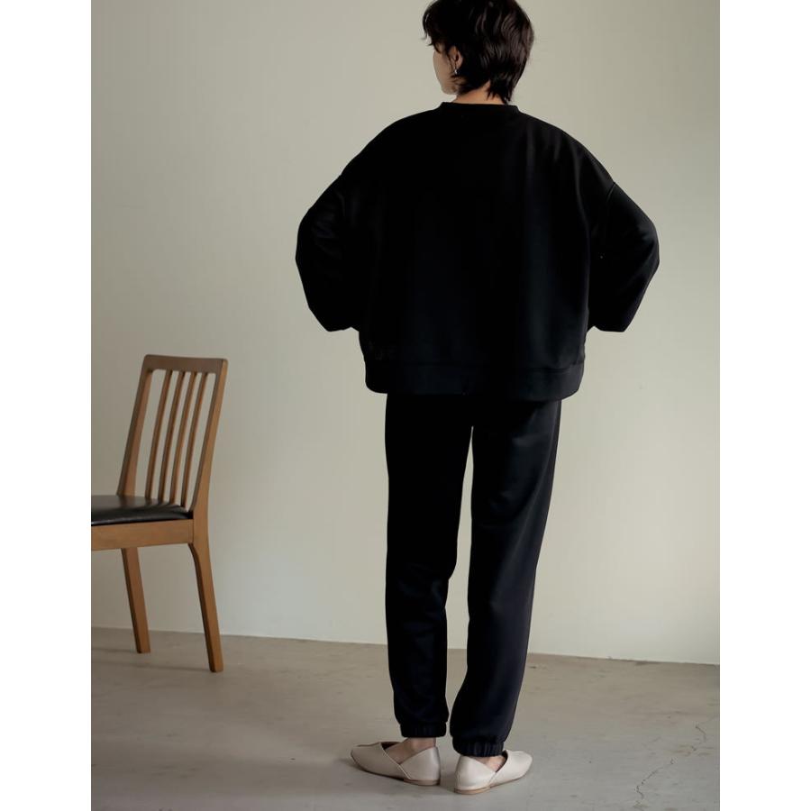 スウェットパンツ レディース イージーパンツ 裏毛 ワンマイルウェア 低身長向け 2021秋冬 2021A/W 2021AW | Re:EDIT | 11
