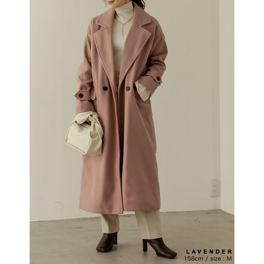 ヴィンテージ ダブルロングコート チェスターコート ダブルチェスターコート チェスターコート レディース アウター コート