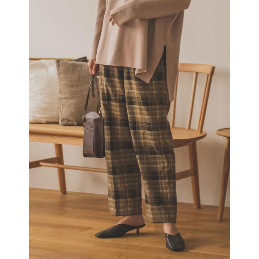 Re:EDIT（リエディ） セットアップ レディース チェック柄 無地