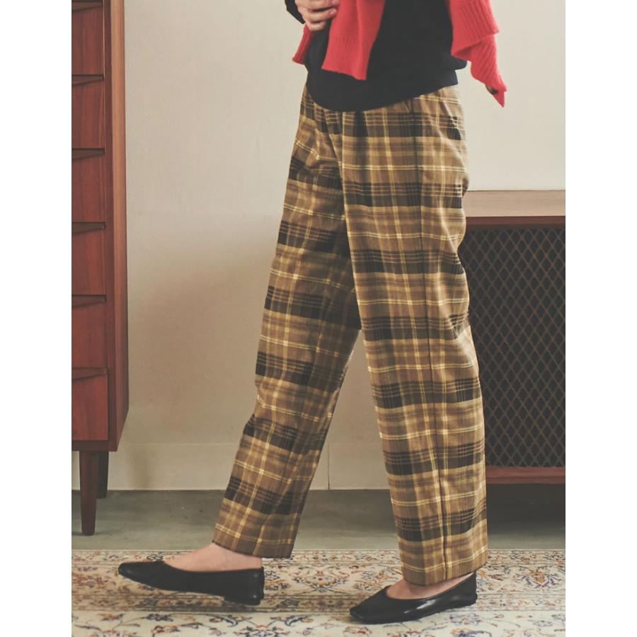 Re:EDIT（リエディ） セットアップ レディース チェック柄 無地