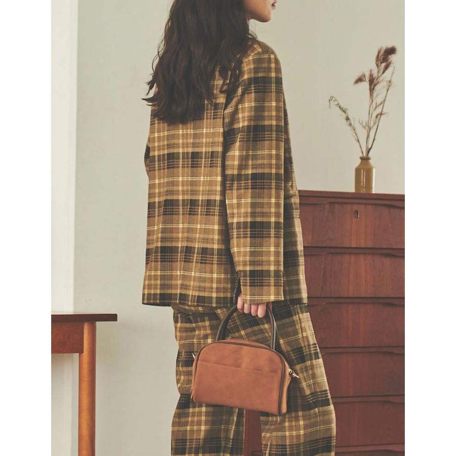 あさか DAKS チェック柄 セットアップ、里麻ブラウン ジャケット あさか DAKS チェック柄 セットアップ、里麻ブラウン ジャケット