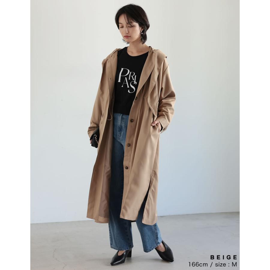 マウンテンコート レディース ブルゾン ミリタリーコート ジャンパー フード付き マンパ マウンパ 低身長向け 秋冬 AW | Re:EDIT | 09