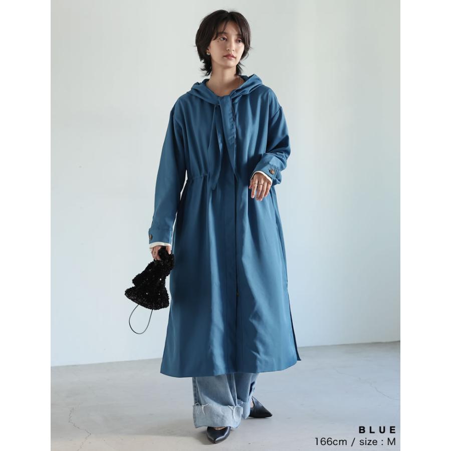 マウンテンコート レディース ブルゾン ミリタリーコート ジャンパー フード付き マンパ マウンパ 低身長向け 秋冬 AW | Re:EDIT | 12