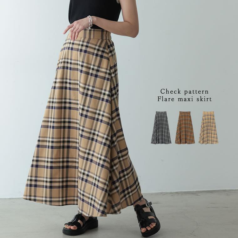 スカート レディース フレアスカート マキシスカート チェック柄 タータンチェック 低身長向け 22春夏 Reedit リエディ 通販 Yahoo ショッピング
