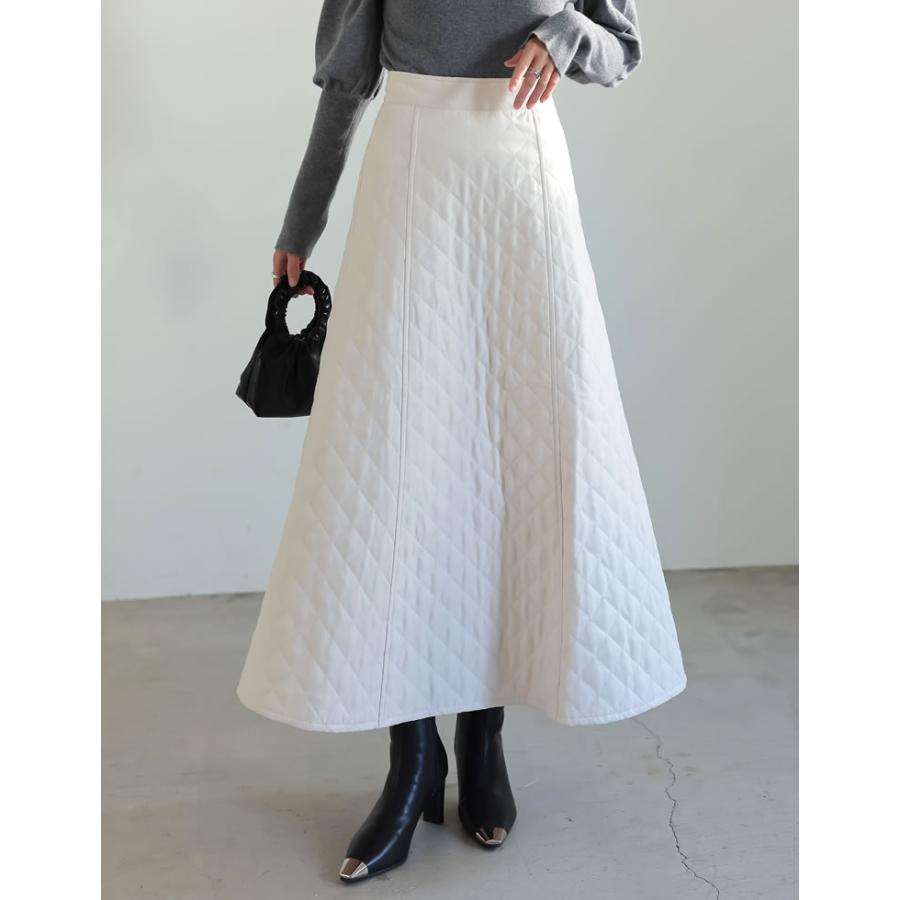 Re:EDIT（リエディ） キルティングスカート レディース キルトスカート