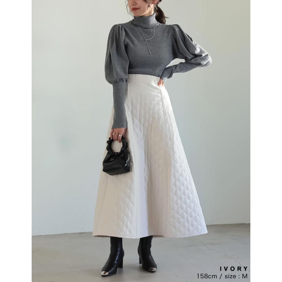 ロージーモンスターホワイト キルティング フレアスカート 服袋対象】キルティングスカート: ボトムス｜ハニーズ公式通販