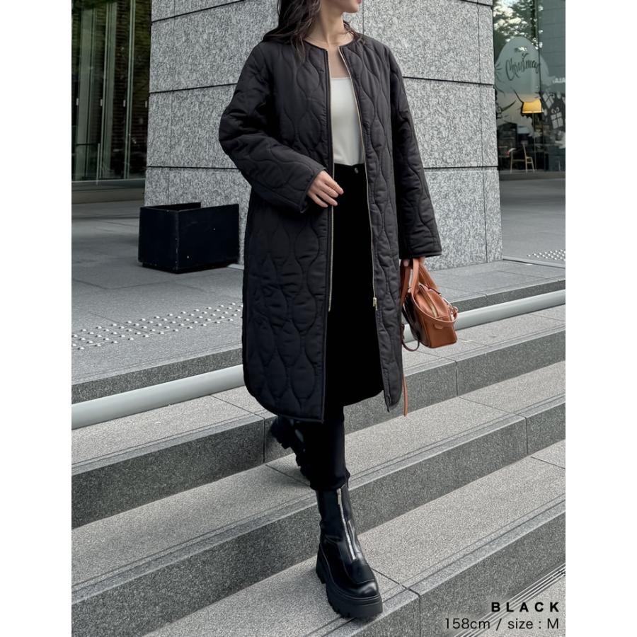Re:EDIT（リエディ） キルティング コート アウター レディース 2色 低