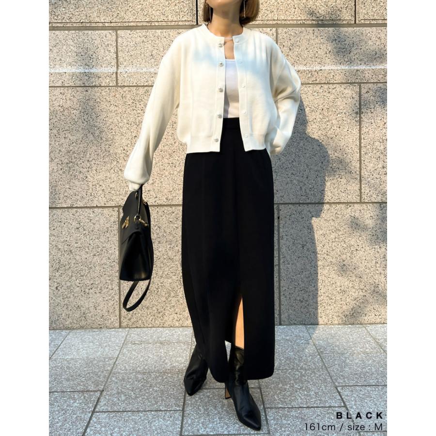 Re:EDIT スリットスカート レディース ロングスカート ナロー Re:EDIT スリットスカート レディース ロングスカート ナロー