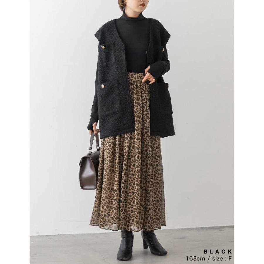 Re:EDIT（リエディ） ボアベスト レディース ベスト アウター