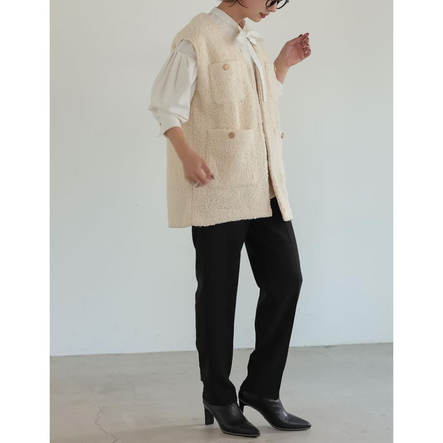 Re:EDIT（リエディ） ボアベスト レディース ベスト アウター