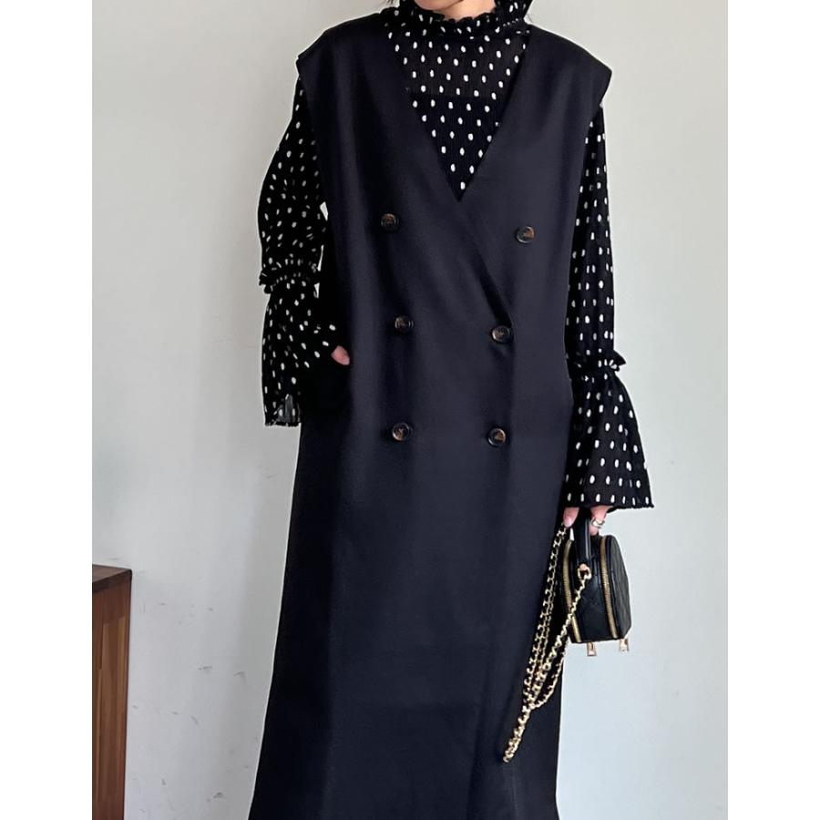 Re:EDIT（リエディ） ワンピース ロングジレ レディース ベスト ジレ