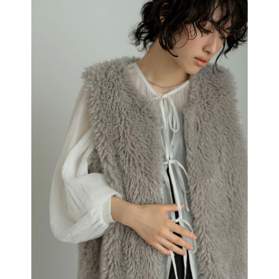 Re:EDIT（リエディ） アウター ボアベスト レディース フェイクファー