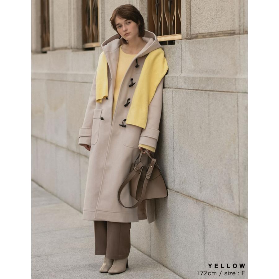 トップス レディース アルパカタッチ ニット トップス セーター リブニット 秋冬 売れてる 人気 あったか マストアイテム 定番 | Re:EDIT | 21