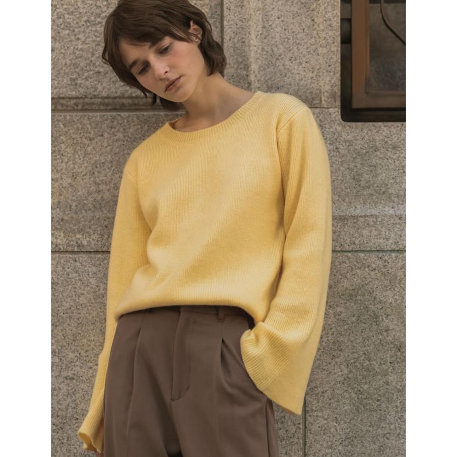 トップス レディース アルパカタッチ ニット トップス セーター リブニット 秋冬 売れてる 人気 あったか マストアイテム 定番 | Re:EDIT | 12