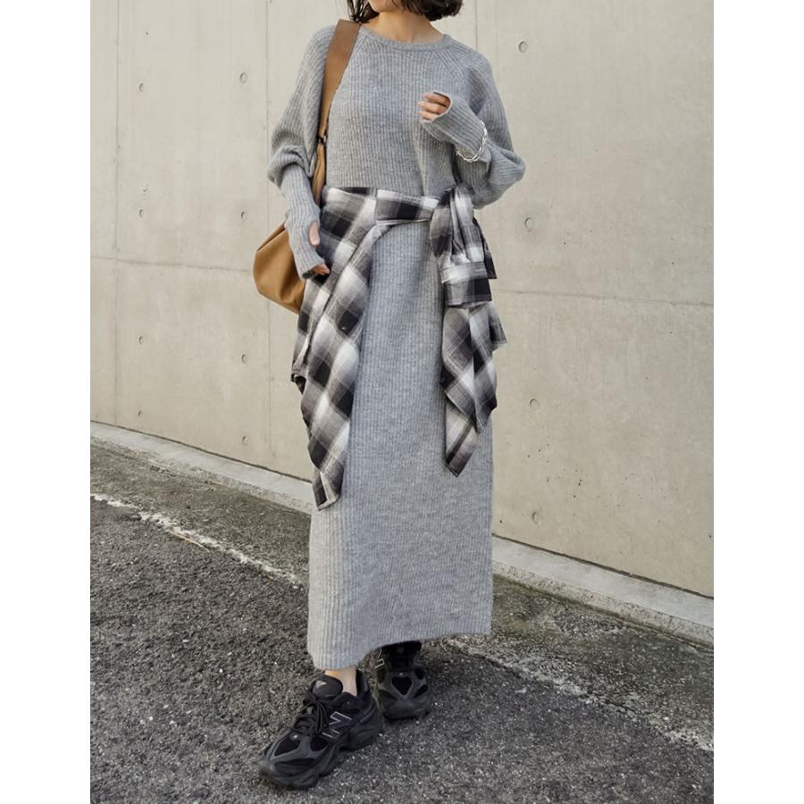 アナトリエ　リバティ　ロングワンピース Re:EDIT（リエディ） 【クーポン対象】 ワンピース ロング丈 指穴