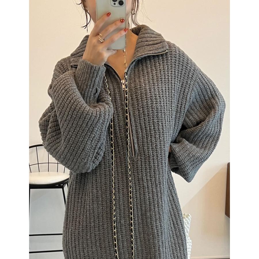 ワンピース ニットトップス レディース ニットニットチュニック トップス チュニック 低身長向け サステナブル 秋冬 | Re:EDIT | 18