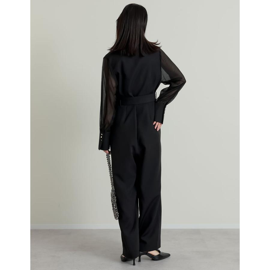 Re:EDIT（リエディ） オールインワン レディース ベルト付き 低身長 春